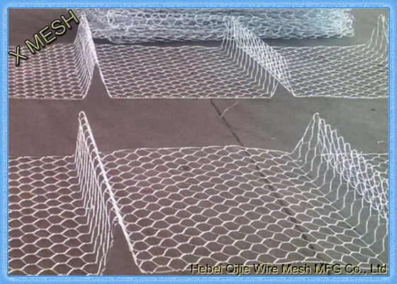 8x10cm Openning는 Gabion 바구니 뜨거운 담궈진 직류 전기를 통한 길쌈한 강철 Reno Matress 옹벽을 용접했습니다