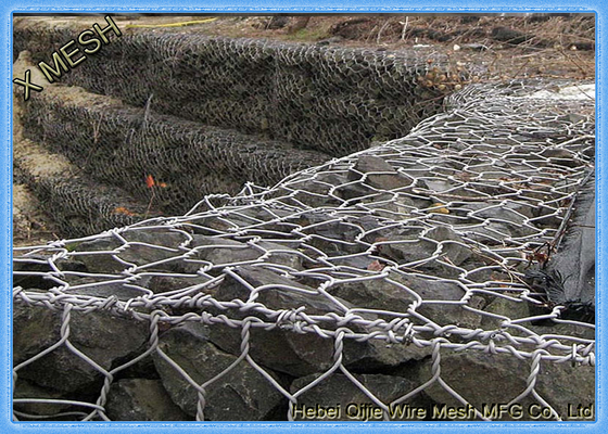 ASTM A975 부식 통제 프로젝트를 위한 표준 뜨거운 담궈진 직류 전기를 통한 Reno 매트리스 Gabion 바구니
