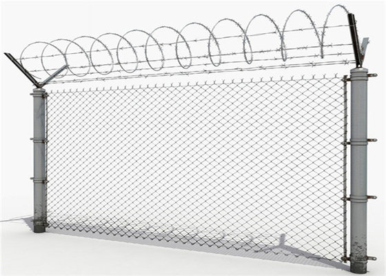 6ft Ｘ 50ft 9 계측기 1.2m 산업적 체인 링크 펜싱