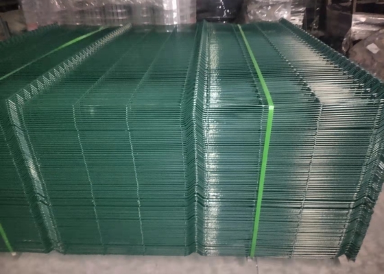 Pvc는 3d 굽힘 패널 구부러진 용접 철사 메쉬 펜스를 코팅했습니다